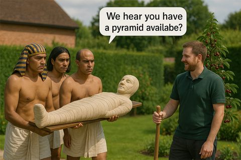 What is a pyramid cherry tree form?